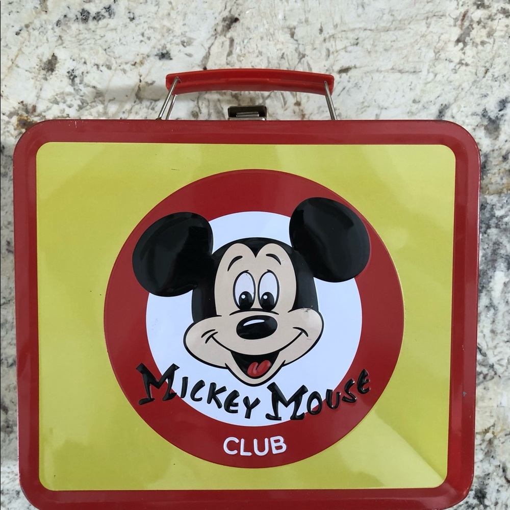 Loungefly + Disney Mickey Mouse club tin lunchbox